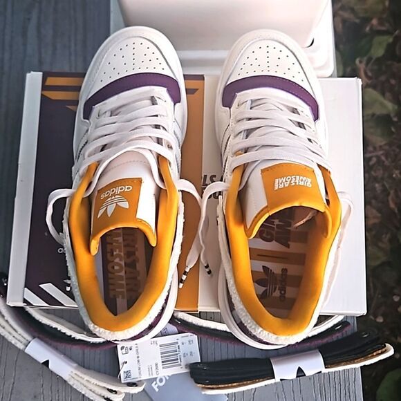 ADIDAS FORUM LOW GIRLS ARE AWESOME limited edition 2021 Womens 8 sneakers NEW - Picture 7 of 16